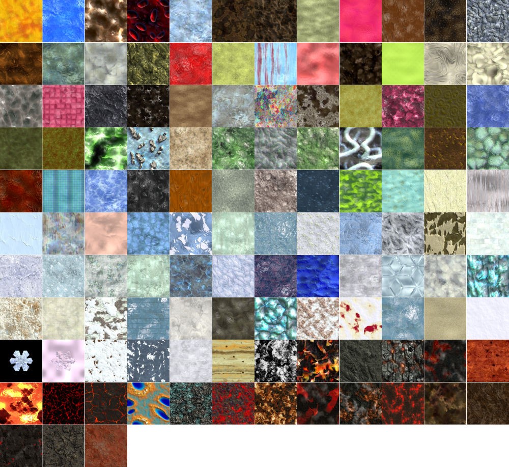 Fire and Ice Seamless Textures
